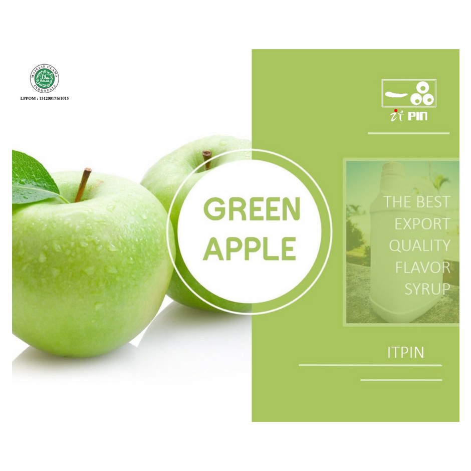 Green Apple Syrup / Sirup Apel Hijau @7kg