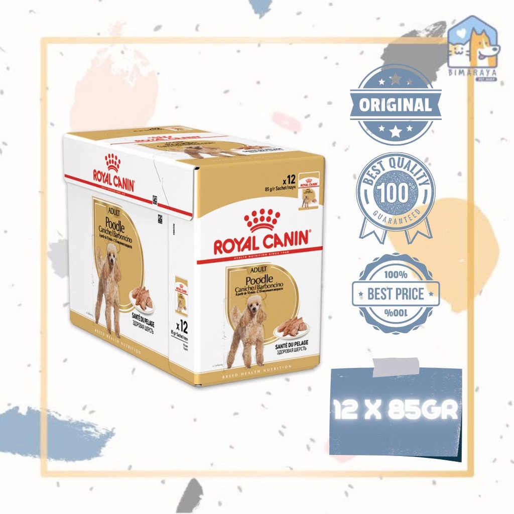 ROYAL CANIN POODLE ADULT WET FOOD 12 X 85GR (BOX)