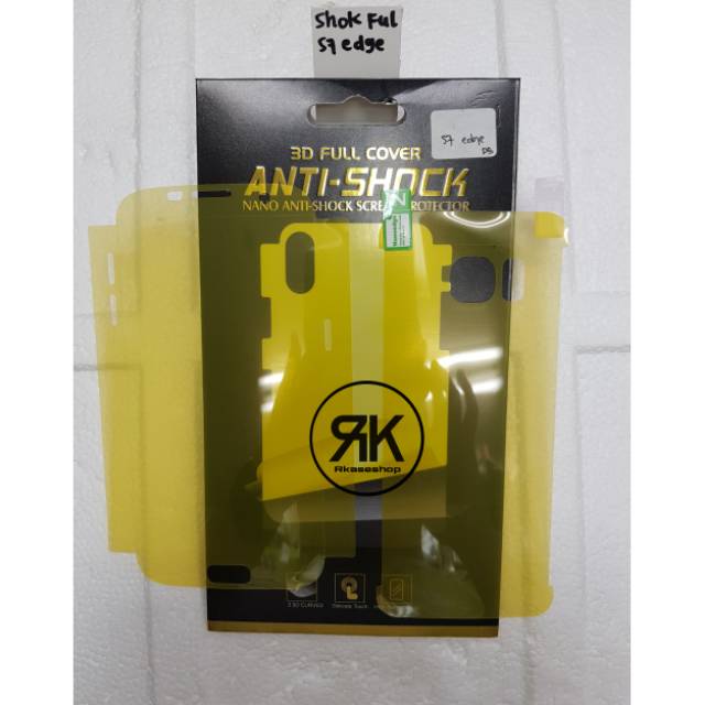 Anti gores shock screen DEPAN BELAKANG 360 Samsung S7 edge full set cover pet