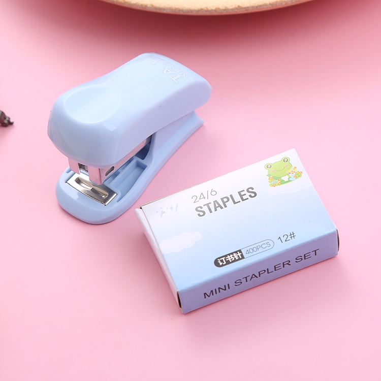 

Stapler Mini Lucu Warna Pastel Hekter Jilid Kertas