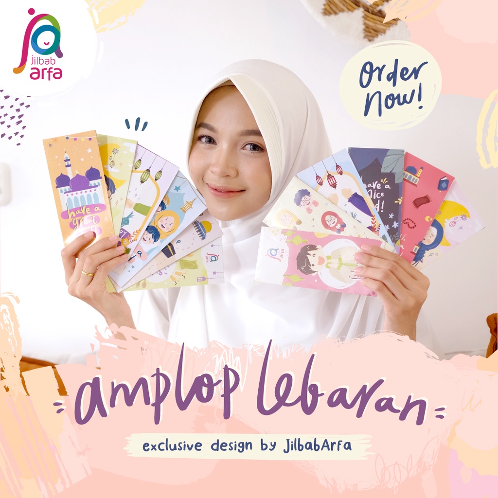 Amplop Lebaran Idul Fitri by Jilbab Arfa - Isi 24pcs