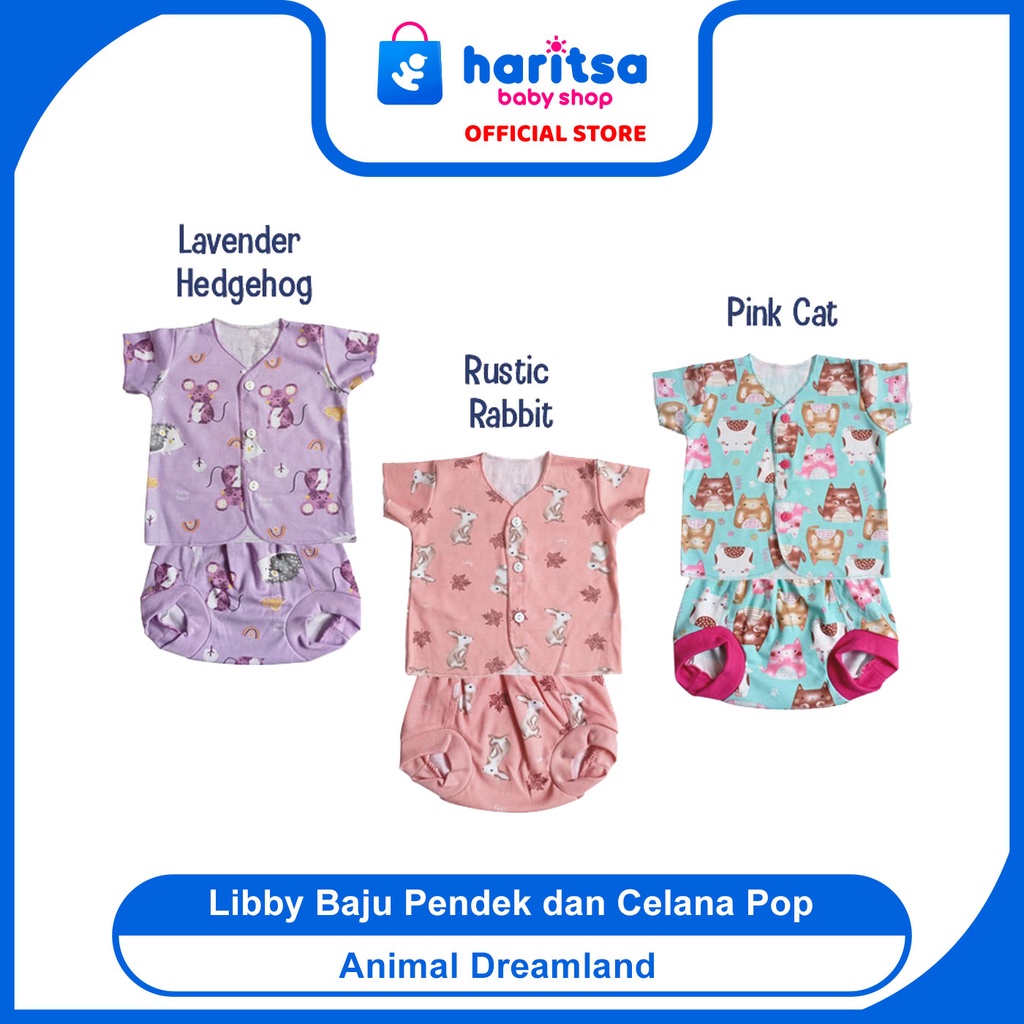 Libby Setelan pendek celana Pop Libby Baju bayi Journey To Safari Summer Holiday