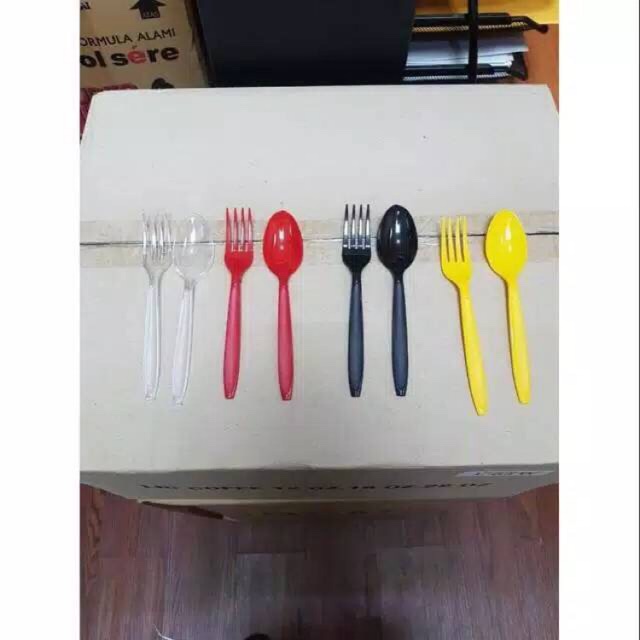 Sendok Plastik Higienis | Sendok Plastik Take Away | Sendok Makan Plastik Sekali Pakai