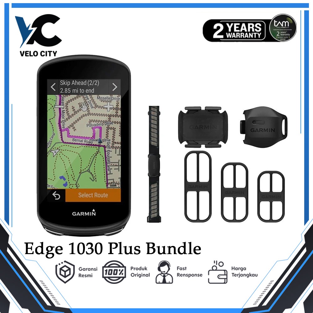 Garmin Edge 1030 Plus Bundle Edition Garansi RESMI TAM 2 Tahun