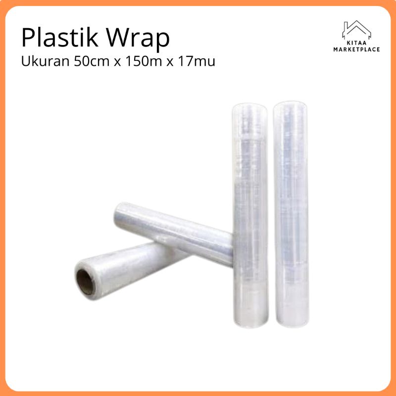 

Plastik Wraping Barang / Stretch Film Uk 50cm x 150m