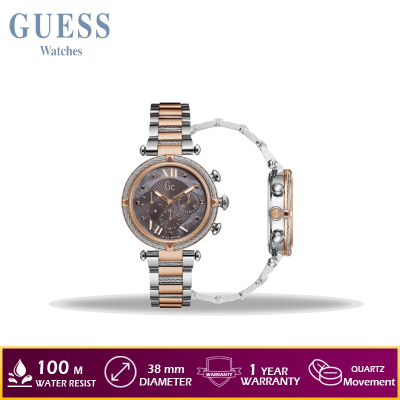 Jam Tangan Wanita GUESS GC Y16015L5 Stainless Steel Original