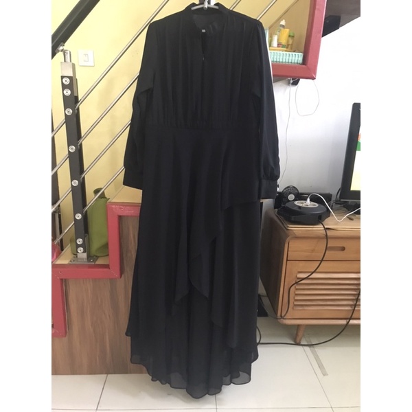 preloved gamis hitam black eric summers