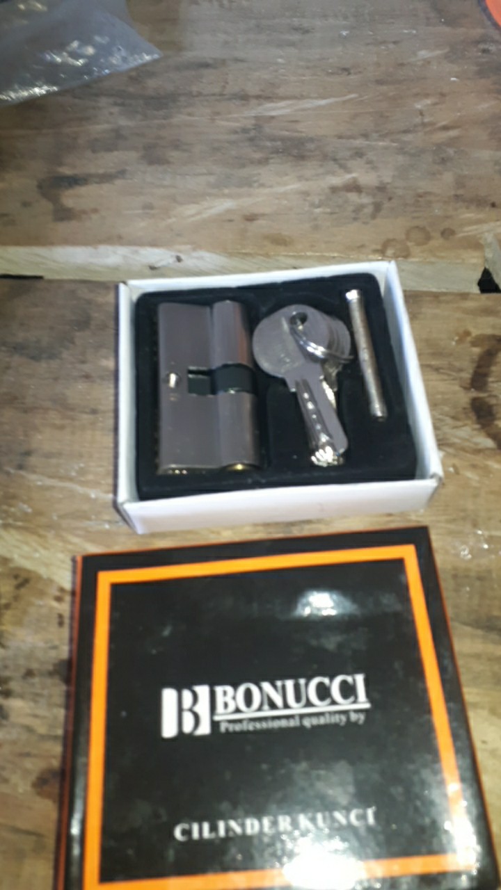 Cylinder L Silinder L Anak Lubang Kunci Pintu Besar Jantung Kuningan