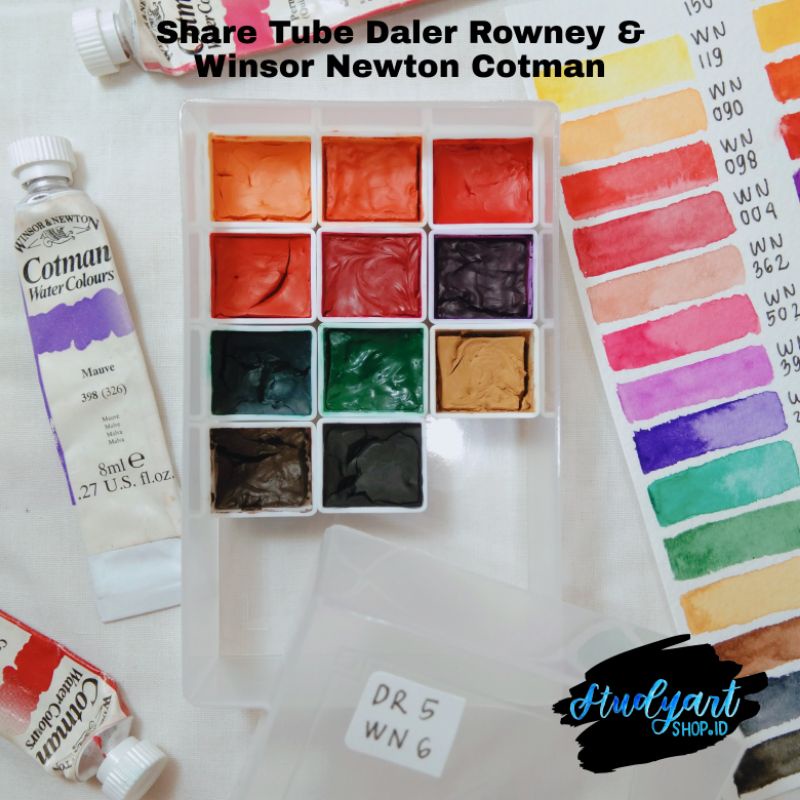 

SHARE TUBE Daler Rowney & Winsor Newton Cotman Watercolor Set 11