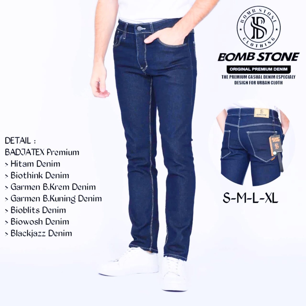 Celana Jeans Pria Black Jazz / Celana Jeans Slimfit Pria / Celana Jeans Pria / Celana Panjang Denim