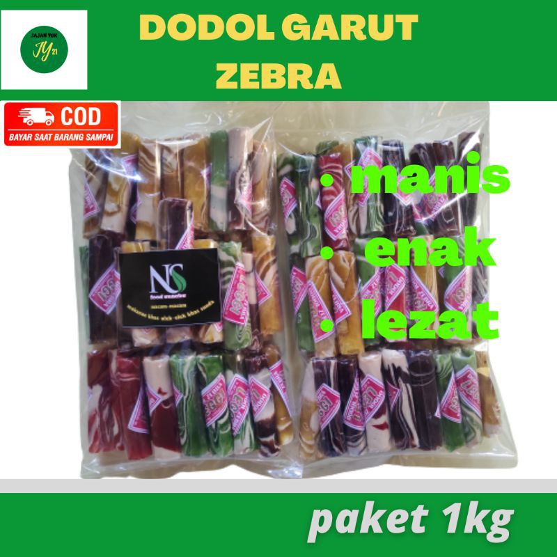 

DODOL GARUT ZEBRA 1000 GRAM OLEH OLEH KHAS GARUT MAKANAN KHAS WAJIT WAJIK BANDUNG