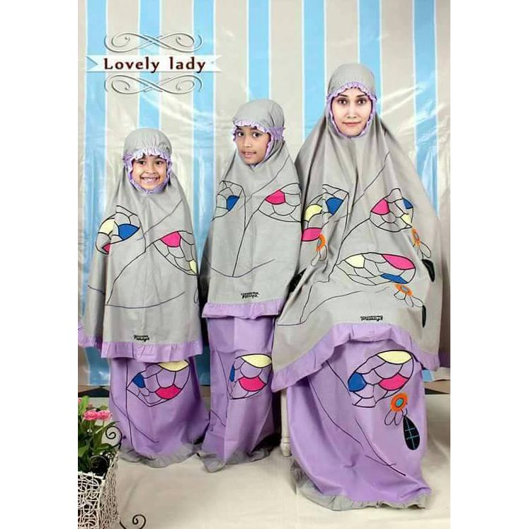 NEW SALE MUKENA FATHIYA JUMBO DEWASA COUPLE PASANGAN IBU ANAK KATUN PARIS MURAH KEKINIAN MURAH