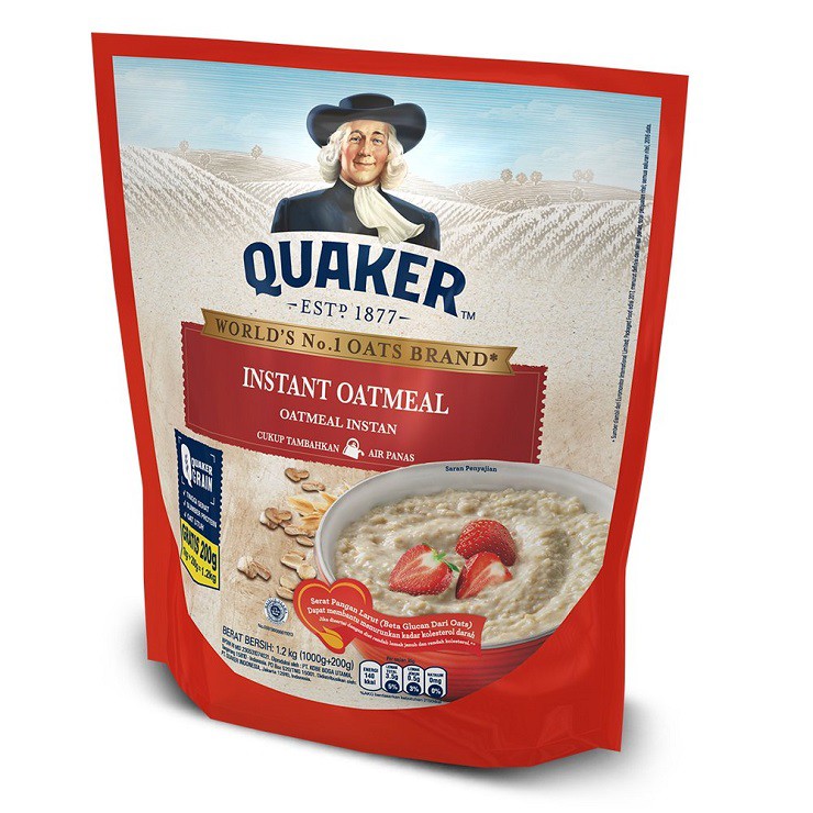 

Quaker Oatmeal Merah 1,2 KG (0995)
