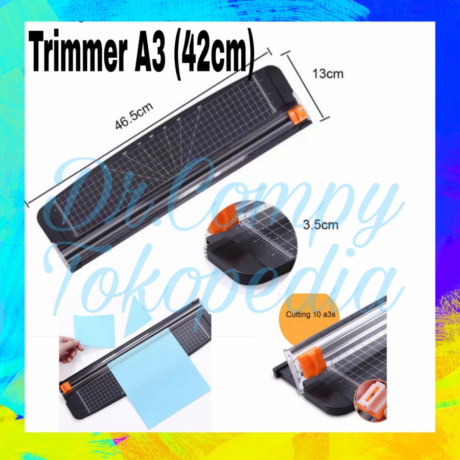 Jual Paper Trimmer Cutter Alat Pemotong Kertas 42cm A2 A3 A3 A4 A5 F4