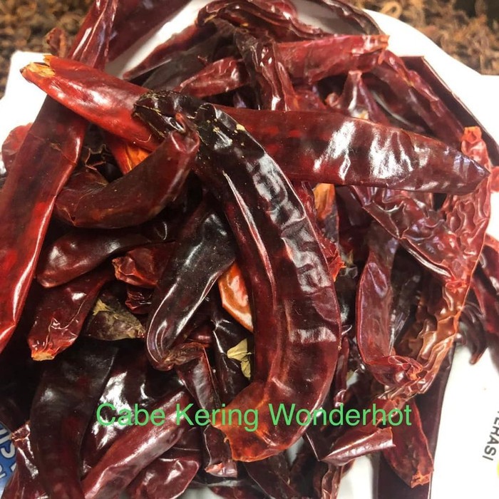

Promo Spesial - Cabai / Cabe Kering Besar Wonderhot 1Kg / Cabai Kering / Cabai Merah