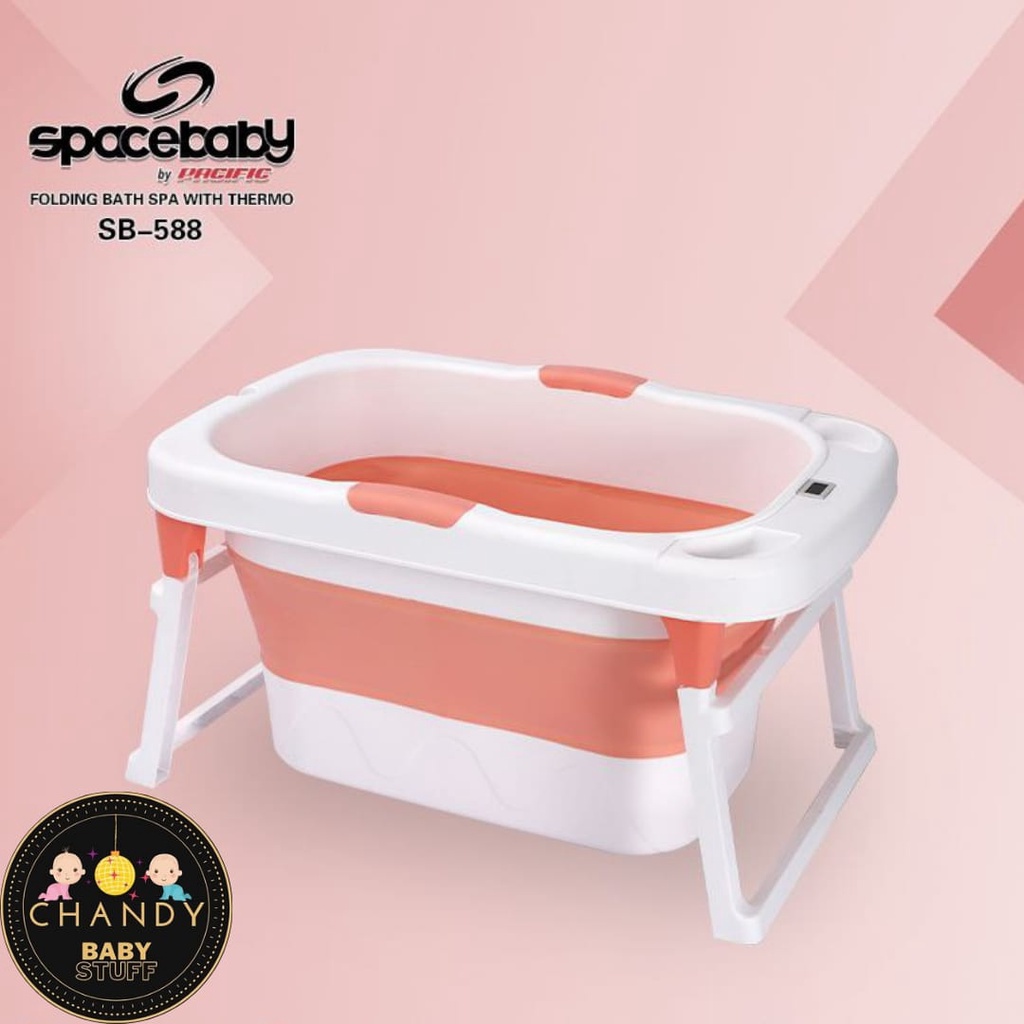 BAK MANDI BAYI FOLDING BATH SPA WITH THERMO SPACEBABY SB 588