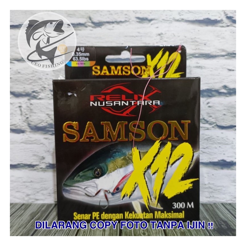 Senar PE Relix Nusantara Samson X12 PE 4 300m