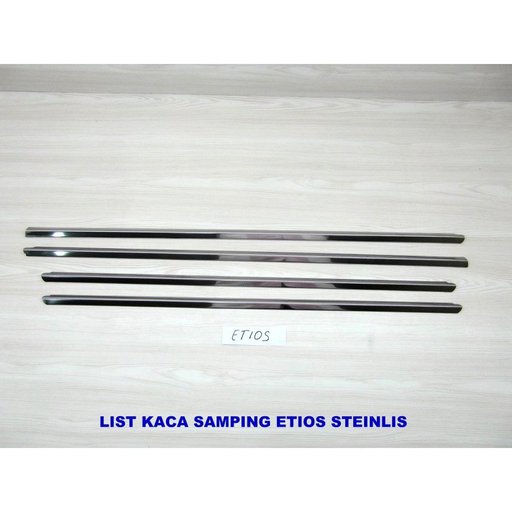 List kaca samping Etios stainless