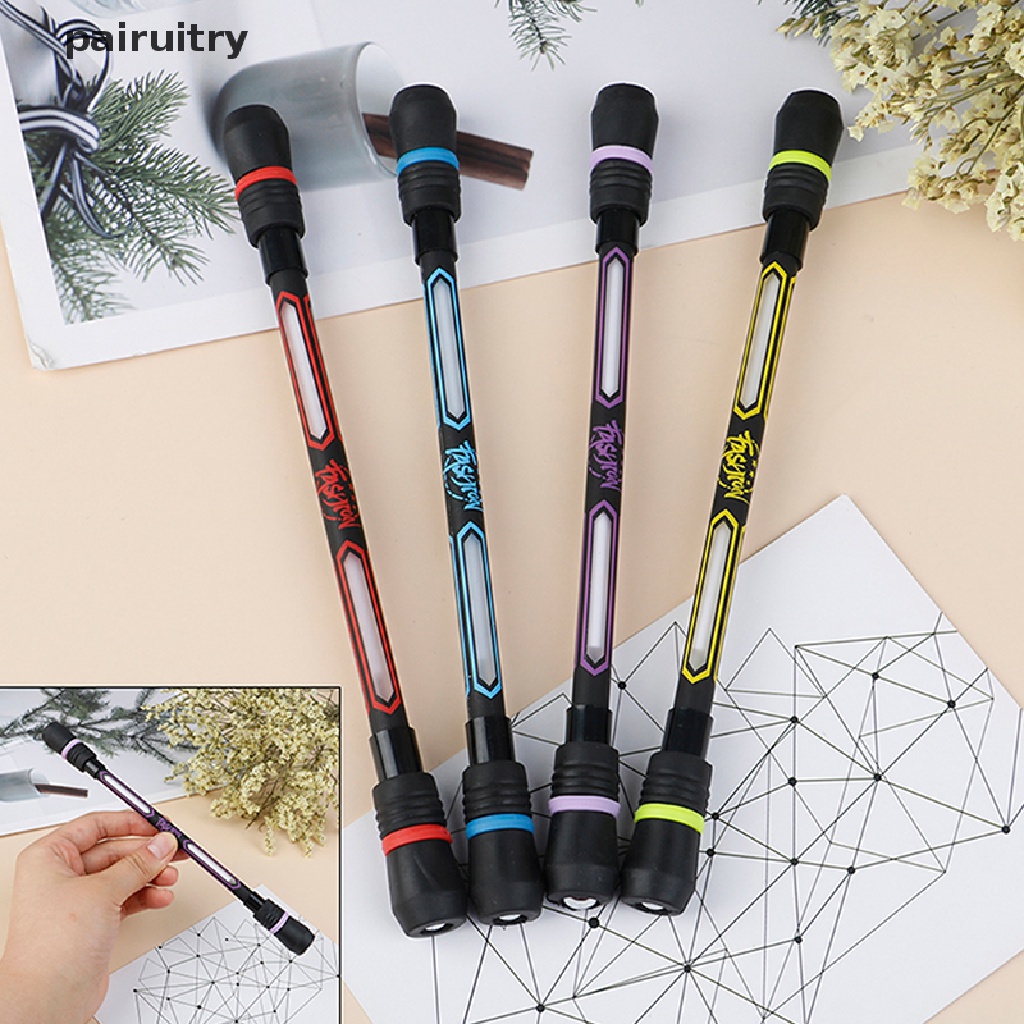 Prt Mainan Fidget Pen Putar Bahan Plastik Anti slip Untuk Penghilang Stress PRT