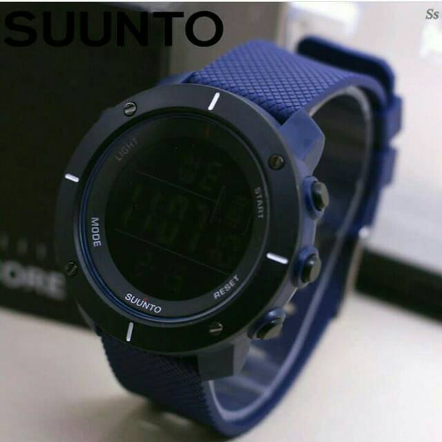 Jam tangan sport pria, Suunto digital, water resist, limited edition, kw super