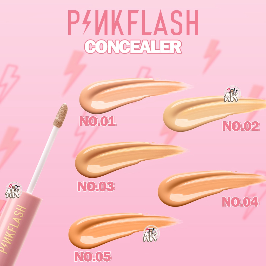 PINKFLASH SERIES ( CONCEALER / EYEBROW / EYELINER / LIP CREAM / MASCARA / LIQUID EYESHADOW / NATURAL CARE PLUS LIP OIL)