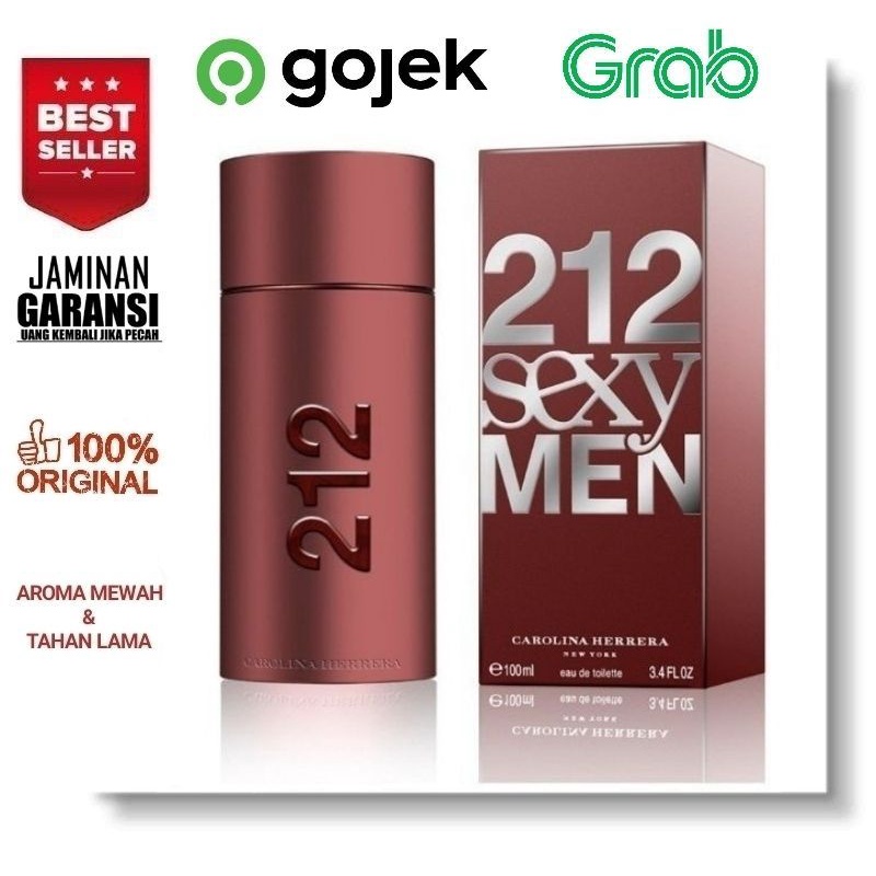 Parfum 212 Sexy men Parfum Wanita tahan lama 30ml