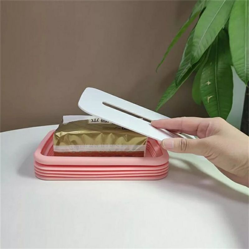 ~ PIYOSHI08 ~ Kotak Tissue Silikon  Lipat / Tissue Box Flexible / Tempat Tissue Serbaguna PR72