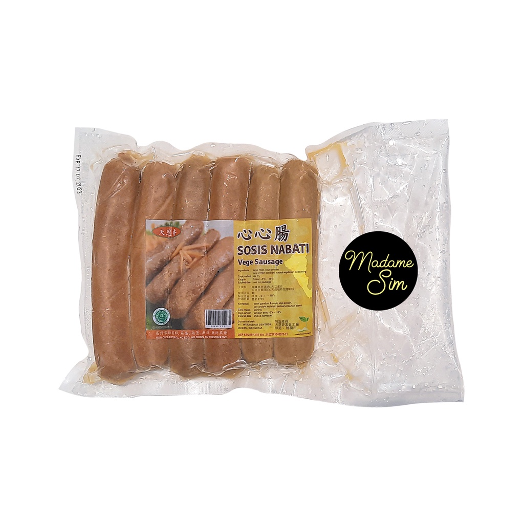 

SOSIS NABATI - VEGE SAUSAGE - TIAN EN XIANG (450 GR)