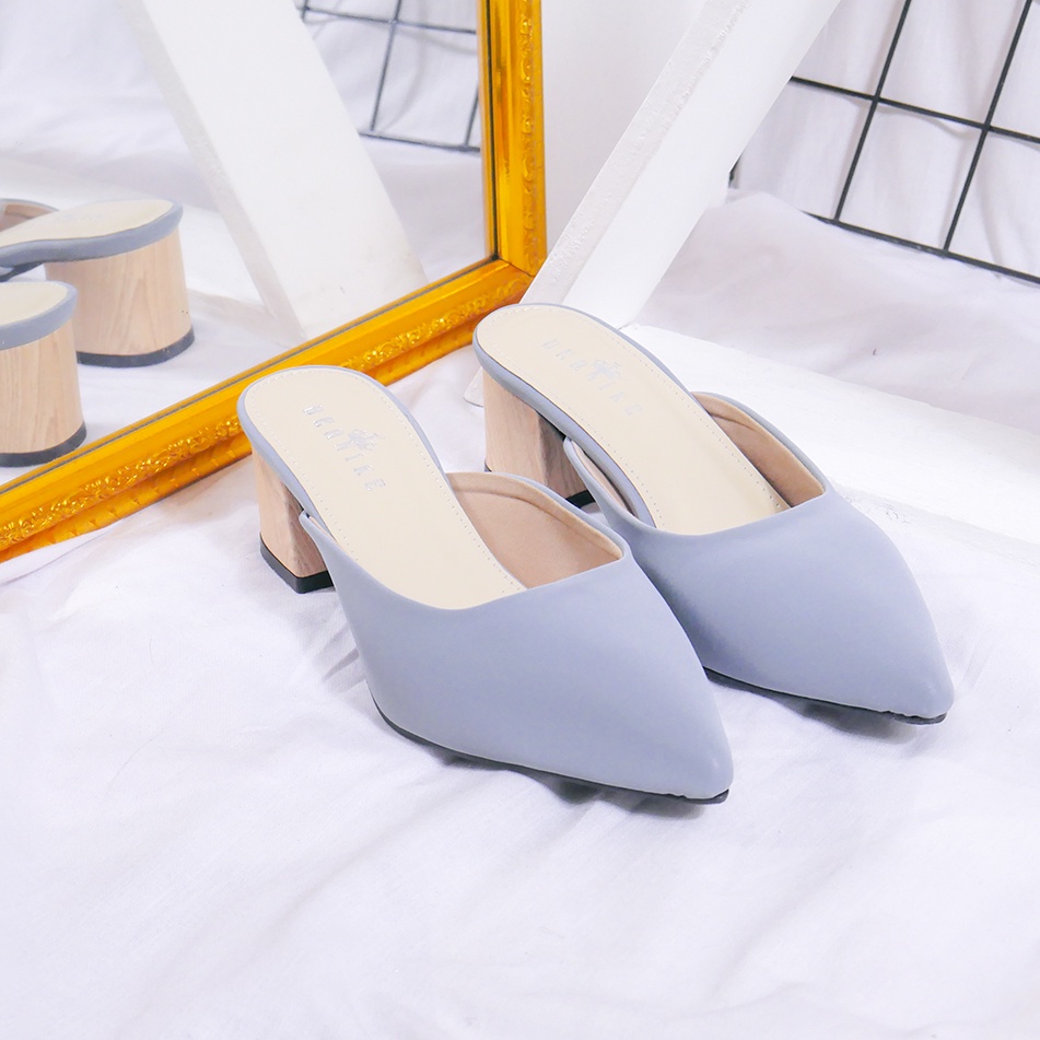 Bernike Shoes - Elsa Sepatu Wanita Mules Heels 5cm