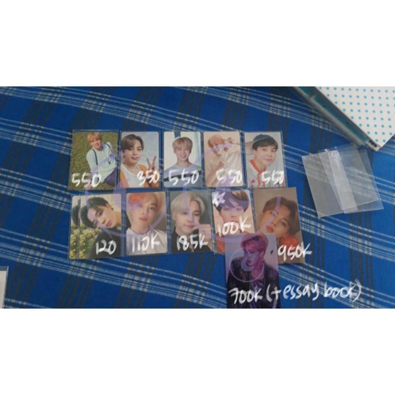 BTS JIMIN PC PHOTOCARD WINGS ESSAY BOOK BABY PHOTO SG 2017 2019 PERSONA ANSWER CHIASENAMIDA MEMORIES