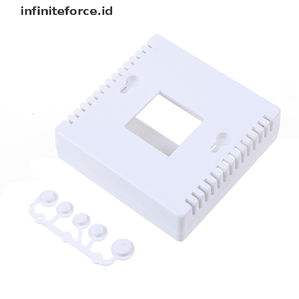 (Infiniteforce.Id) Kotak Plastik Cover Proyek Meter Lcd1602 Diy