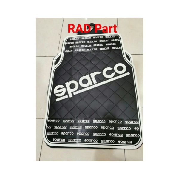 Karpet Hitam Mobil Sparco Universal 2 Baris