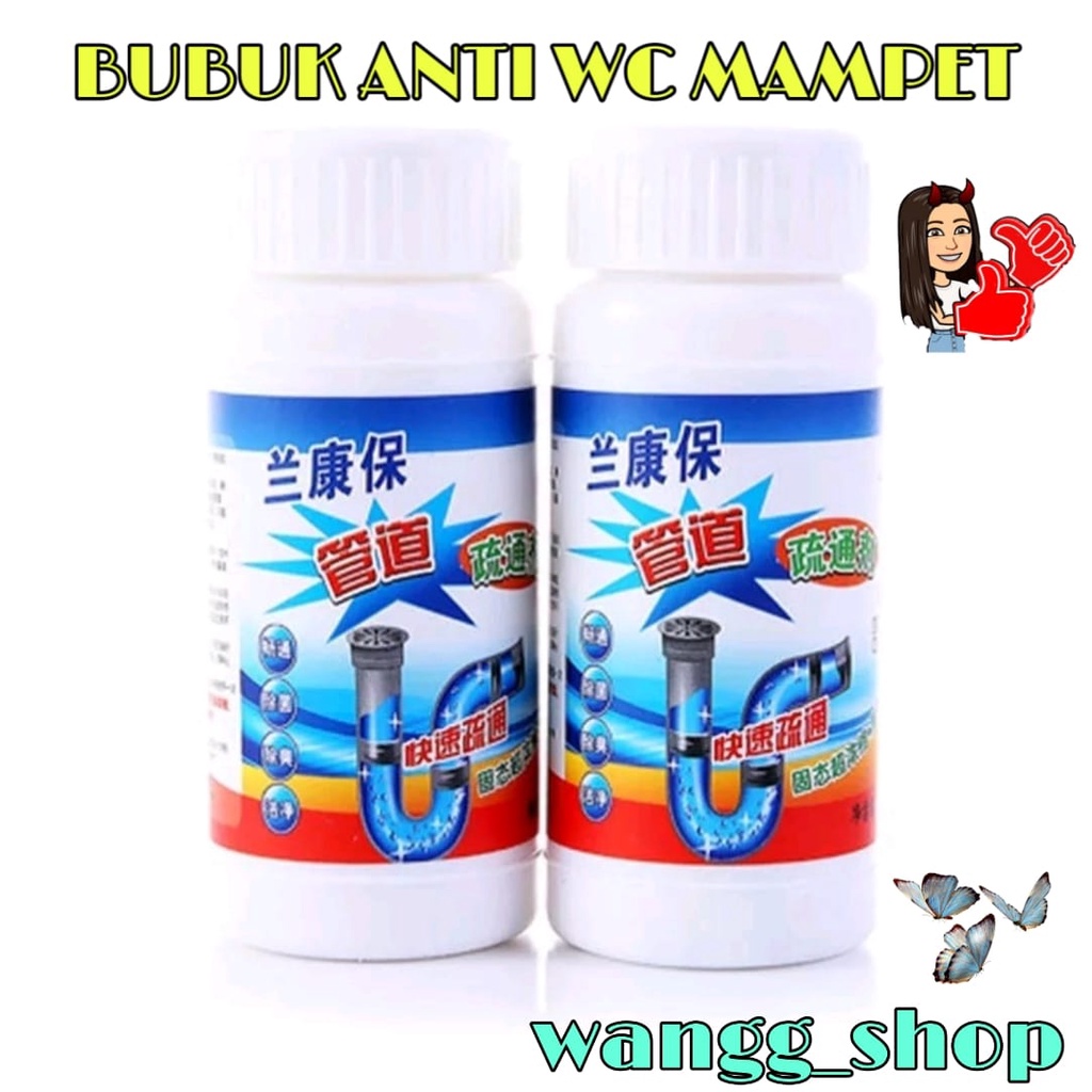 BUBUK ANTI SUMBAT WASTAFEL / BUBUK WC ANTI MAMPET / BUBUK PELANCAR SALURAN AIR