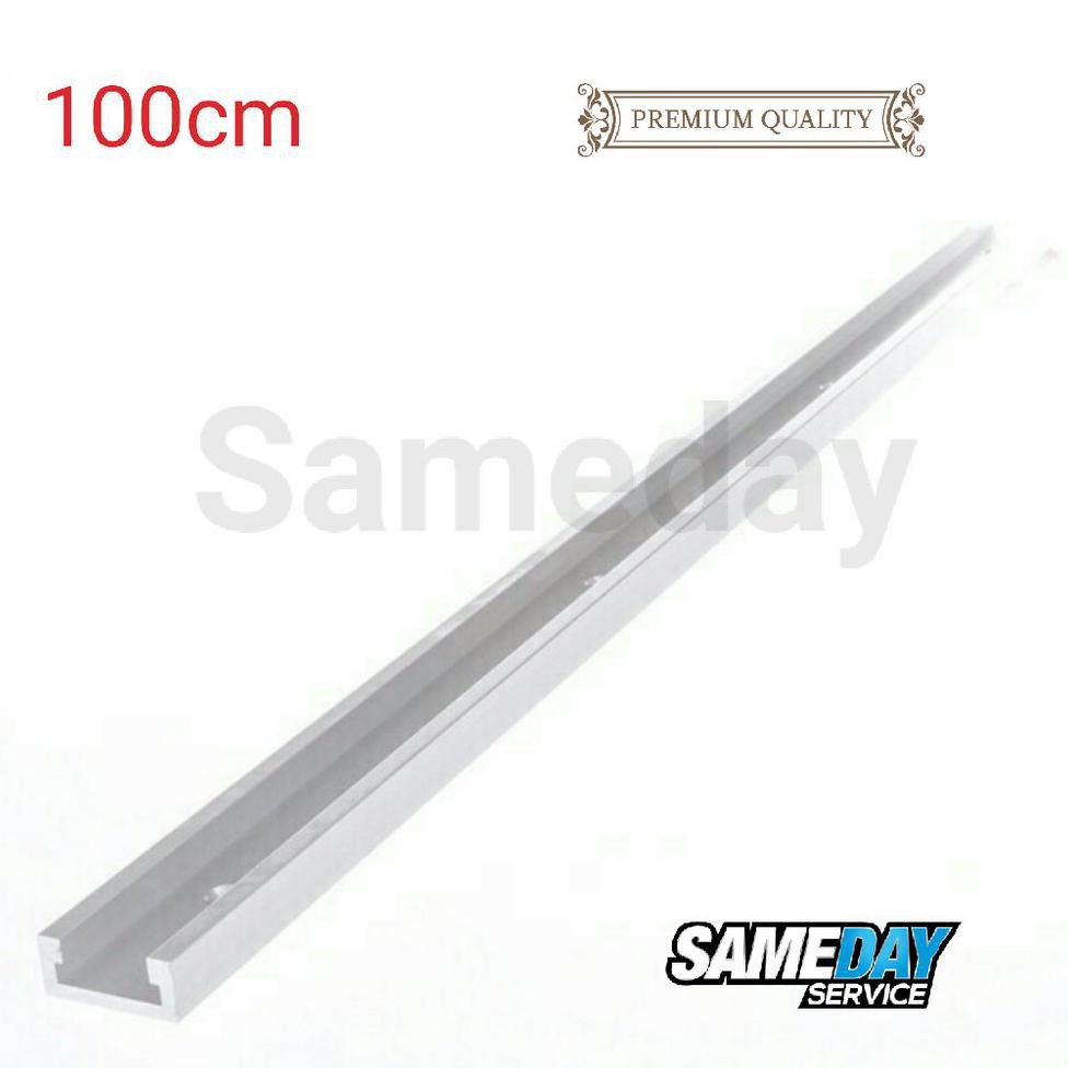 TERLARIS  Miter Track 100cm T-track T-slot Table saw dan T Track Table Router Jig Fixture Slot