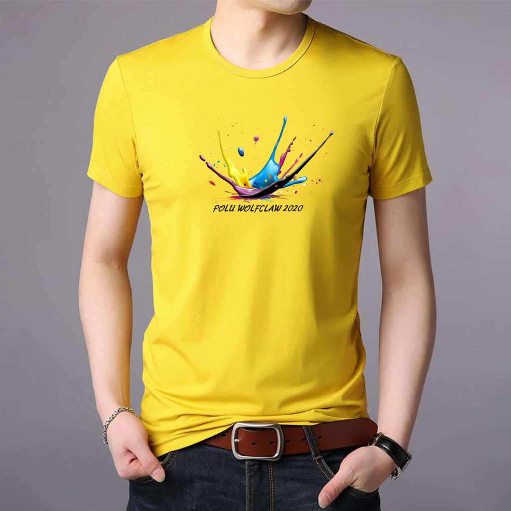 BS/COD/BAJU KAOS TANGAN PENDEK TINTAK/PRIA/REALPICTURE