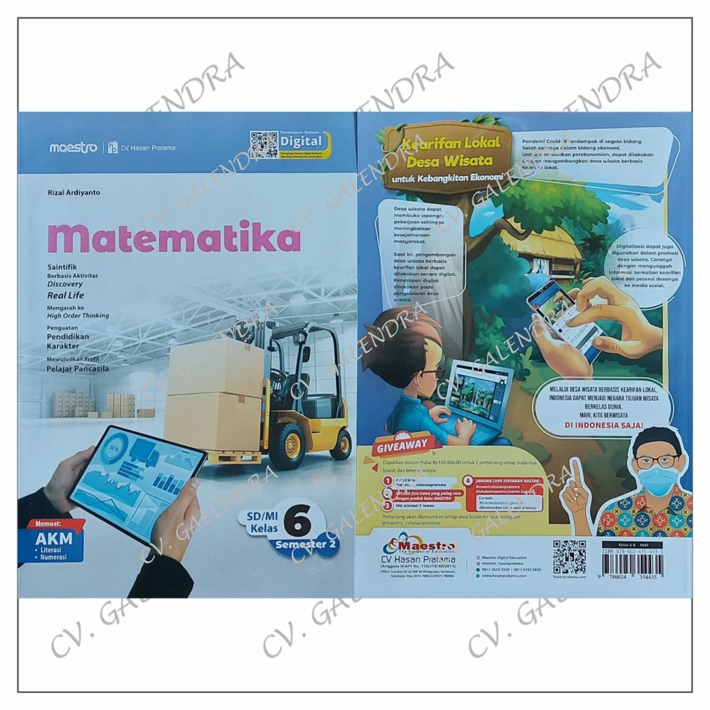 LKS Matematika – Maestro Semester 2 Kls 6 SD/MI