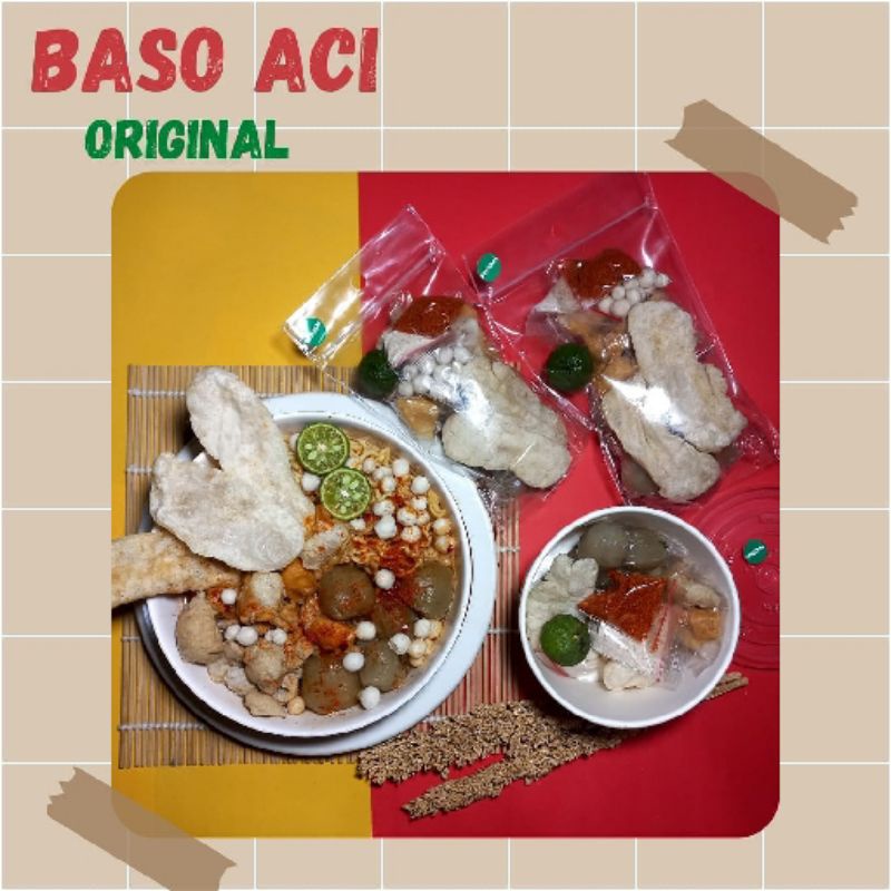

Baso Aci Original (Homemade, produksi setiap hari & tanpa pengawet)
