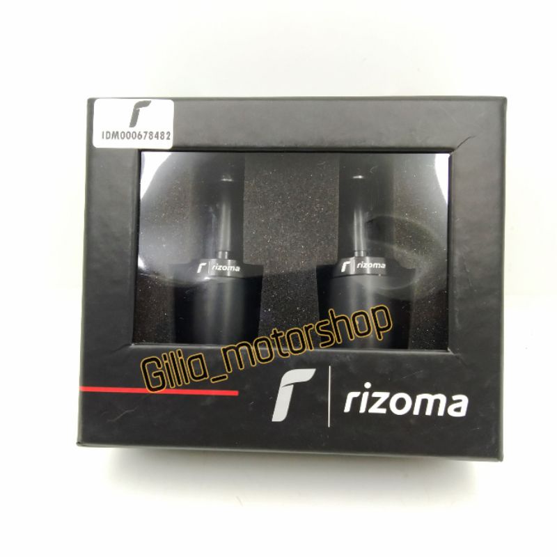 Jalu Stang Rizoma MA532 Handgrip Caps Bar End Stabilizer Jalu Stang Bandul Full Cnc Universal