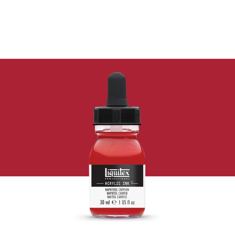 

ACRYLIC INK 30 ML NAPHTHOL CRIMSON LIQUITEX PROFESSIONAL