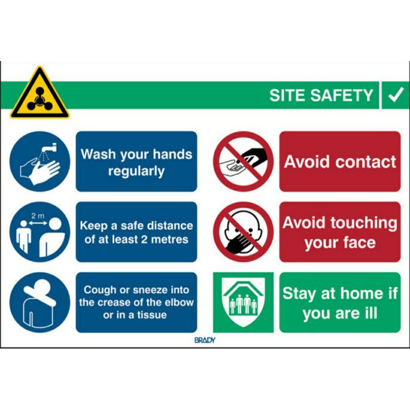 

STIKER VINYL SAFETY SITE A3