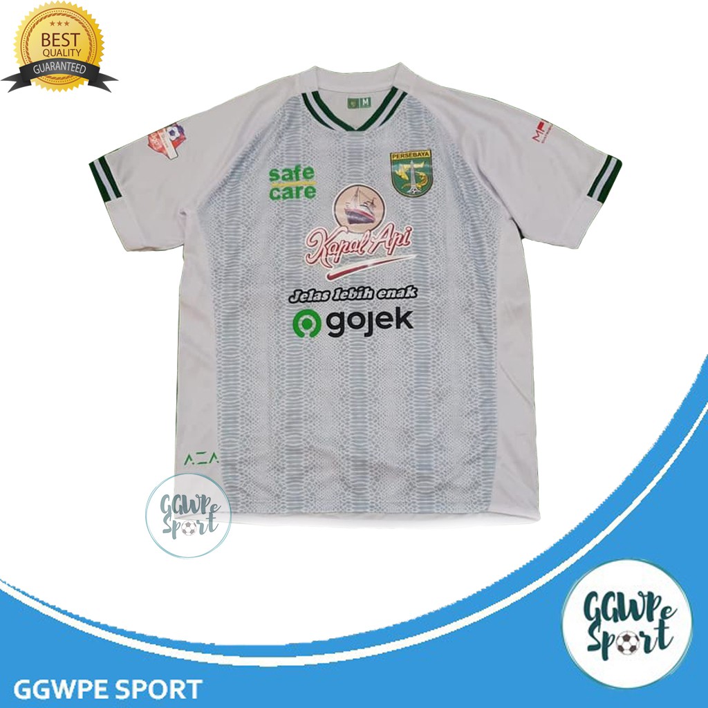 JERSEY PERSEBAYA PUTIH 2019 2020 AWAY TANDANG TERBARU BOLA GRADE ORI KUALITAS JAMINAN