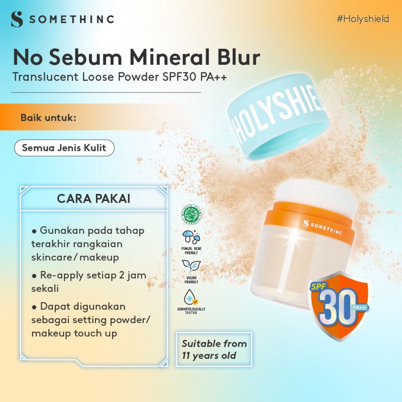 SOMETHINC No Sebum Mineral Blur Translucent Loose Powder SPF 30 PA++