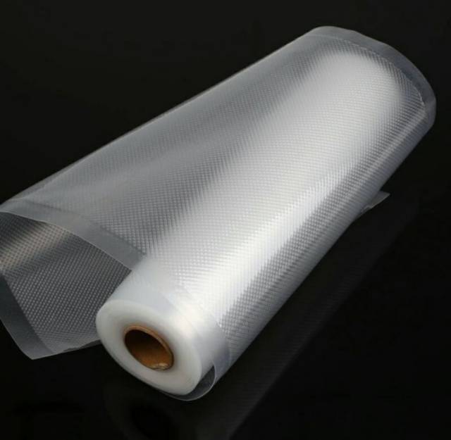 PLASTIK VACUM SEALER EMBOSE ROLL 15CM x 500CM / PLASTIK EMBOS