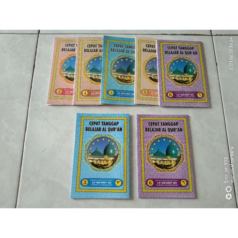 Buku Cepat tanggap Belajar Al-Qur'an Jilid 1-6