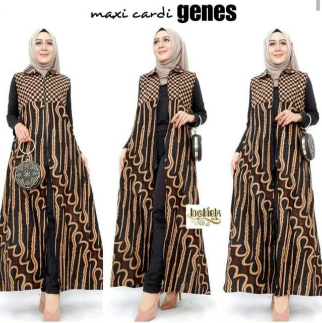 Outer chibby genes / maxi cardi / outer batik