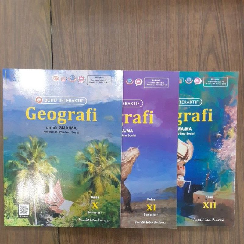 BUKU LKS PR INTERAKTIF GEOGRAFI UNTUK SMA MA KELAS X 1 10 XII 11 2 XIII 12 3 INTAN PARIWARA K13 REVI