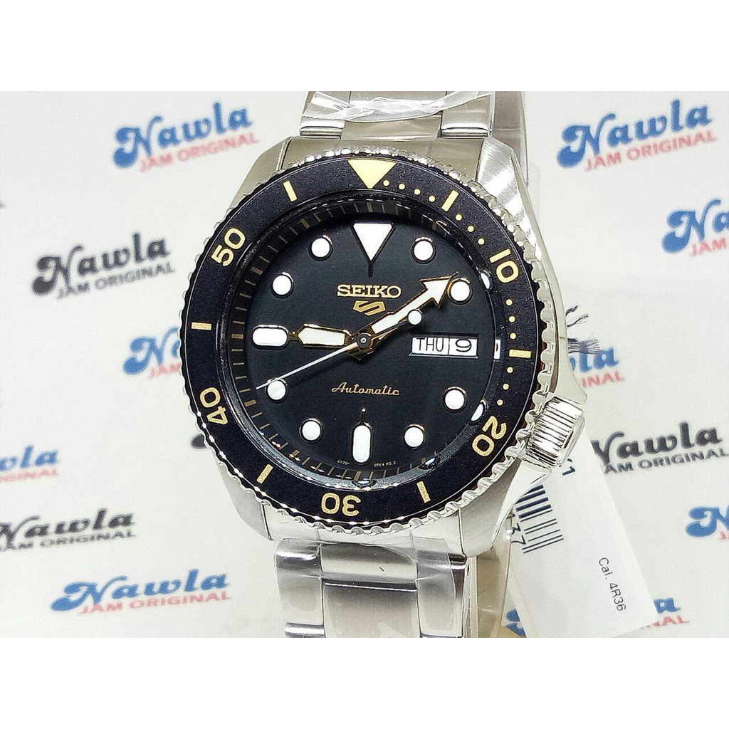 Seiko 5 Sports SRPD57K1 Automatic Black Dial - Jam Tangan Pria SRPD57