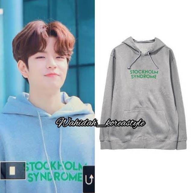 Jaket Hoodie Seungmin StrayKids "Stockholm Syndrome" Baju Idol Kpop Fashion