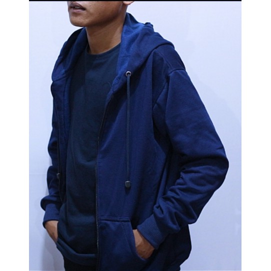 JAKET HOODIE ZIPPER POLOS / JAKET SWEATER POLOS UNISEX TERMURAH BISA COD (BAYAR DITEMPAT)