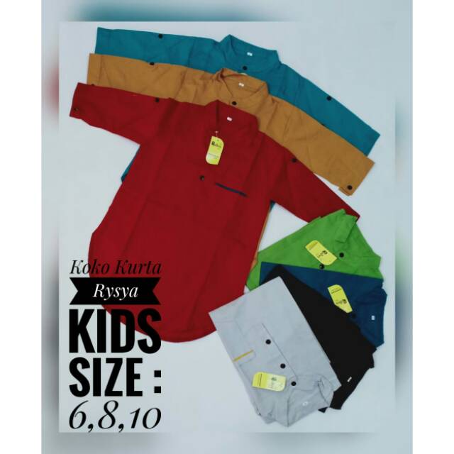 Baju KOKO KURTA RYSYA KIDS